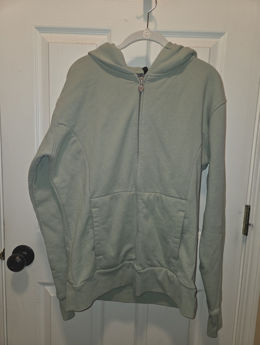 Zox Sage Green Zip Up Hoodie In Medium.  Can Use Interchangeable Straps